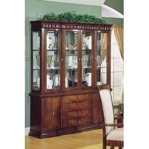   Collection China Cabinet / Buffet Hutch w/Lights: Home & Kitchen