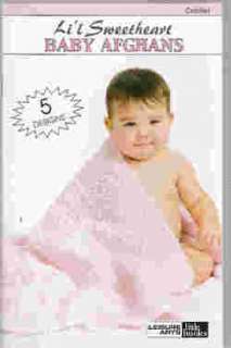LIL SWEETHEART BABY AFGHANS ~5 CROCHET DESIGNS ~ NEW  
