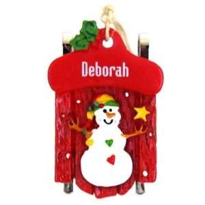  Ganz Personalized Deborah Christmas Ornament: Home 