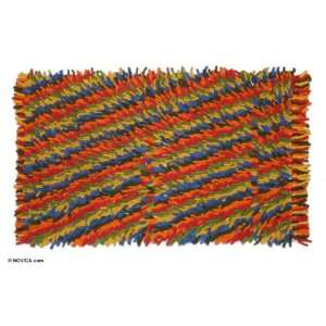  Wool rug, Fiesta Shag (2.5x4)