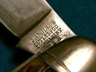   CAMILLUS CUTLERY NEW YORK BONE SCOUT KNIFE KNIVES POCKET ARMY MARINE
