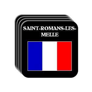  France   SAINT ROMANS LES MELLE Set of 4 Mini Mousepad 