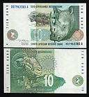SÜDAFRIKA / SOUTH AFRICA 10 Rand (1967 74) UNC P.114 b  