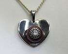 Marcus Max Sterling Silver Round Pendant Bead Interchangeable  