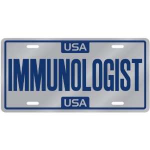  New  Usa Immunologist  License Plate Occupations
