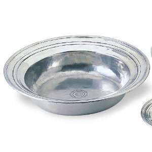 Match Pewter Large Round Incised Bowl:  Kitchen & Dining