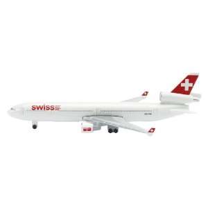  Schabak 1600 Scale MD 11 Swiss Air Lines Toys & Games