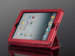 For The New iPad 3 3rd & iPad 2 Generation Smart Cover PU Leather Case 