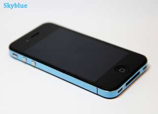iPhone 4 Decal Wrap Vinyl Skin Sticker   Blue  
