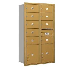   Column   9 MB2 Doors and 2 PL5s   Gold   Rear Loading   USPS Access