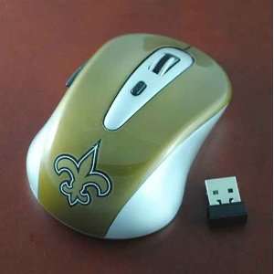  New Orleans Saints 2.4G Wireless Optical Field Mouse 