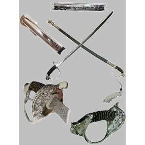  Silver United States Marine Sword ENGRAVED: Sports 
