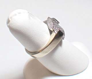 Napoli Collection Casa Gi Ideal Micro Pave Diamond 18K White Gold Ring 