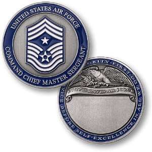  Air Force Command Master Chief Sergeant Engravable 