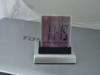 Huge Display LCD Digital Alarm Clock with Temp  