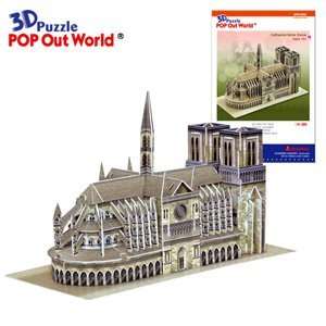  Cathedral Notre Dame 3D puzzle(64 pcs) Toys & Games