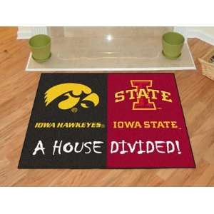  Iowa   Iowa State House Divided Rugs 34x45 Sports 