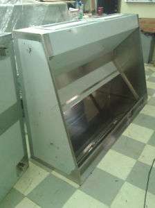 x4 Low Profile NEW SS COMMERCIAL EXHAUST HOOD  