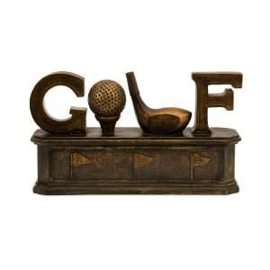  Decorative Mandle Tabletop Golf Box Storage Accent: Home 