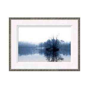  Fog On The Lake Iv Framed Giclee Print: Home & Kitchen