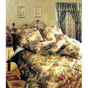   Jacquard Cal King Bed in a Bag Comforter Bedding Set: Home & Kitchen