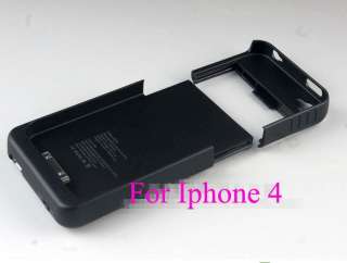   External Backup Battery Charger Case Cover Guard For i Phone 4 4G HOT