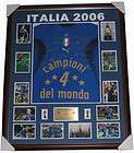 italy italia signed 2006 squad jersey framed lippi totti del