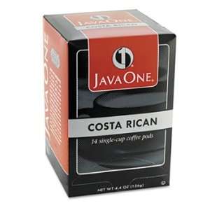 JavaOne Estate Costa Rican Coffee Pods 14ct Box  Kitchen 