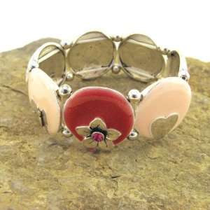  Bracelet of french touch Macarons pink. Jewelry