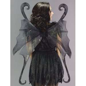 Wings Fairy Large Black:  Home & Kitchen