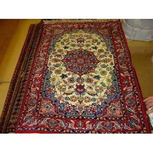  2x3 Hand Knotted Isfahan Persian Rug   37x25
