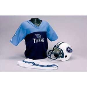  NFL Titans Football Helmet and Uniform Set (Youth Medium 