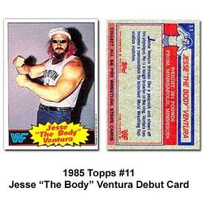  Topps Jesse The Body Ventura WWE Debut Card Sports 