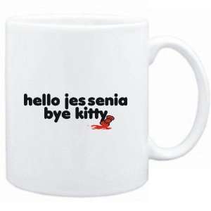  Mug White  Hello Jessenia bye kitty  Female Names 