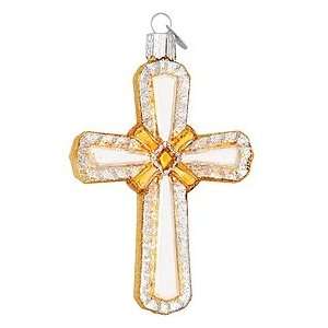  Holy Cross Glass Ornament