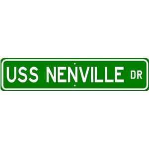 USS NENVILLE LPA 227 Street Sign   Navy 