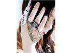 Vintage Silver Armour Knuckle Finger Lengthen Gothic Punk Cool Ring 