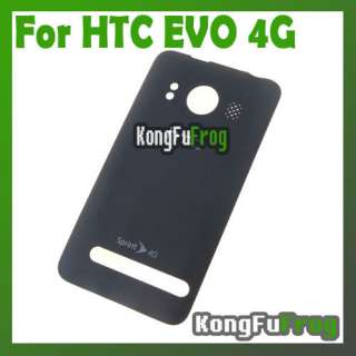 OEM BATTERY DOOR BACK COVER FOR HTC SPRINT EVO 4G BLACK  