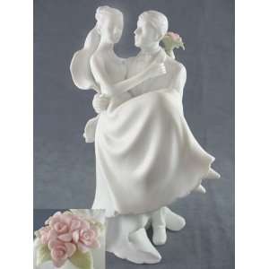  Porcelain Groom Carrying His Bride Cake Top: Kitchen 