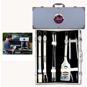 New York Mets MLB 8pc. BBQ Set w/Case: Sports & Outdoors