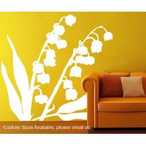   Wall Decal Sticker Lily of the Valley Flower AC145s 