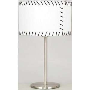 Lite Source LS 21858 One Light Table Lamp, Polished Steel Finish with 