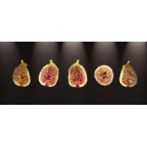  Five Green Kadota Figs, Limited Edition Photograph, Home 