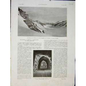  Tunnel Aletch Scientific Institute Glacier Blanc 1931 