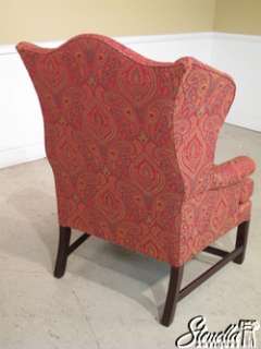 20658: KITTINGER Colonial Williamsburg Collection Mahogany Wing Chair 