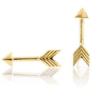  Katniss Gold Plated Arrow Earrings   Inspired by the 