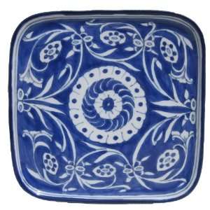 Le Souk Ceramique 11 Inch Square Platter, Garland Design:  