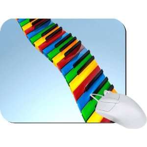  Rikki Knight Rainbow Piano Keyboard Mouse Pad Mousepad 