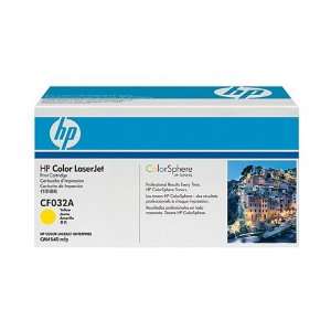  HP Part # CF032A OEM Yellow Toner Cartridge   12,500 Pages 
