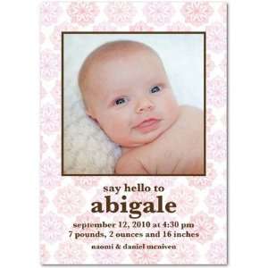   Girl Birth Announcements   Baby Blankie: Soft Pink By Tallu Lah: Baby